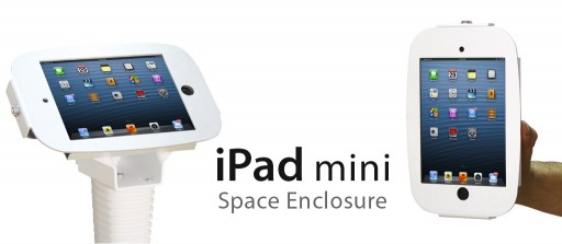 ipad mini lock, ipad mini enclosure, ipad mini kiosk, maclocks