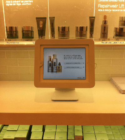 Maclocks Clinique iPad Enclosure iPad Kiosk