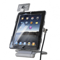 Maclocks iPad lock POS clear case and rotating stand