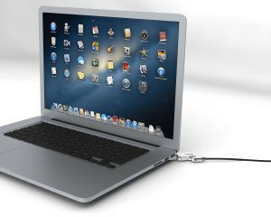 Maclocks MacBook Pro Retina Bracket Lock with Wedge world's slimmest security cabe lock!