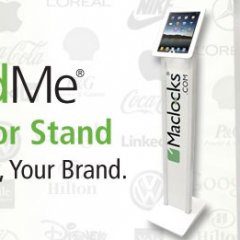 Maclocks BrandMe iPad Kiosk iPad floor stand