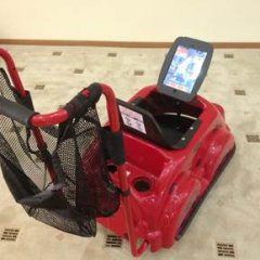 iPad on Kids Cart