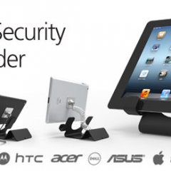 universal tablet holder with a lock by Maclocks