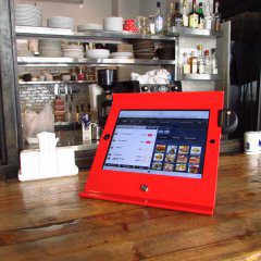 Maclocks Slide Basic iPad POS enclosure for retailers, restaurants and small businesses.