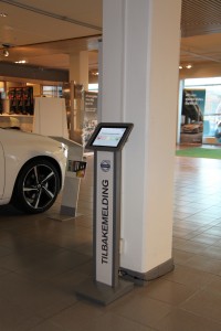 Maclocks iPad Floor stand for Volvo