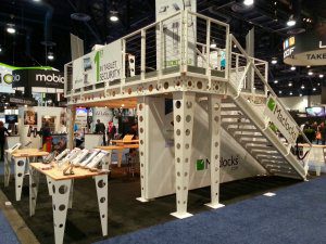 Great Times at CES 2014! Maclocks debuts Slide iPad POS Stand and MediCart iPad Workstation