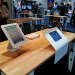 Great Times at CES 2014! Maclocks debuts Slide iPad POS Stand and MediCart iPad Workstation