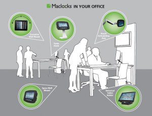 maclocks, office, tablet, ipad, reach, swan, company, business