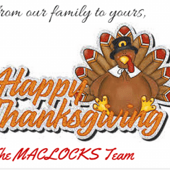 Maclocks Happy Thanksgiving!