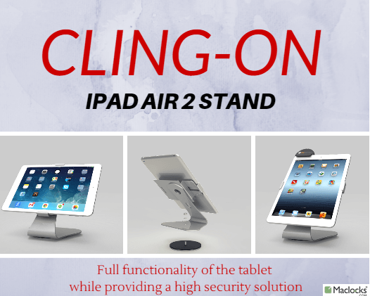 Maclocks Cling-On iPad Air 2 Stand
