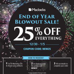 Maclocks End of Year Blowout Sale