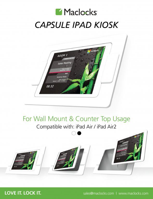 Maclocks Capsule iPad Kiosk