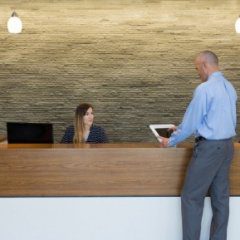 Hotel iPad Enclosure Kiosk