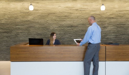 Hotel iPad Enclosure Kiosk