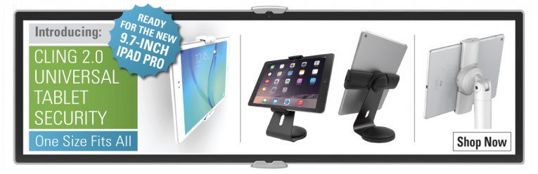 Cling 2.0 Universal iPad Security Stand