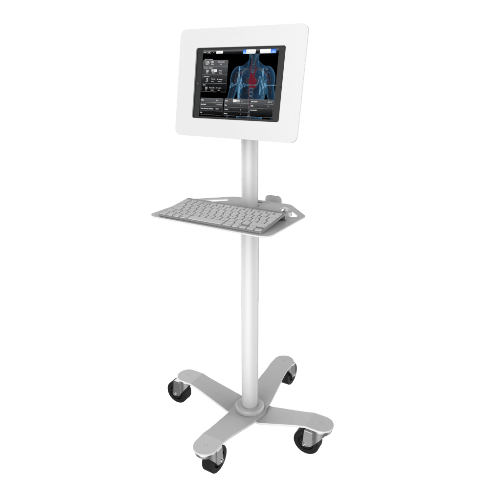 Product of the Month Rolling iPad Kiosk • Maclocks Blog iPad