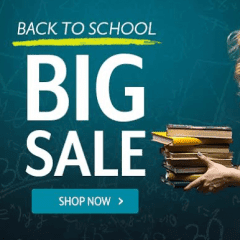 The BIG 'Back to School' Sale