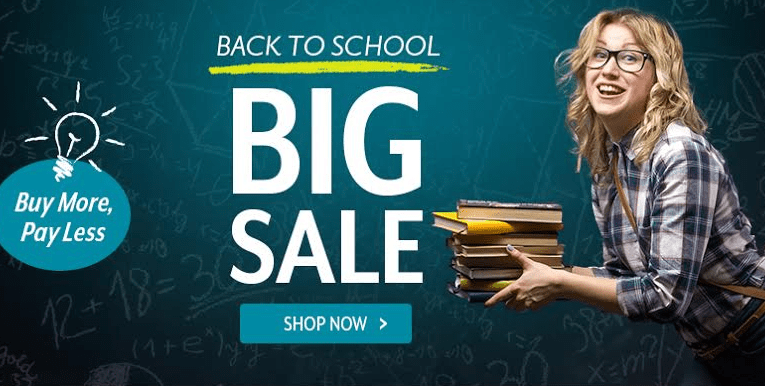 The BIG 'Back to School' Sale