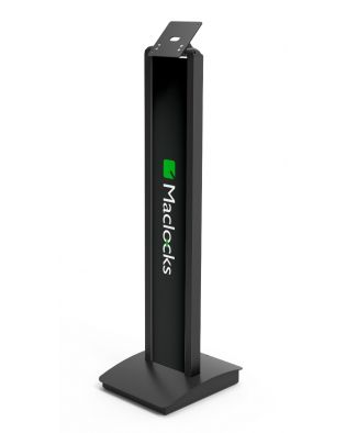 Brandable VESA Mount Security Floor Stand - Tiltable display Floor Stand