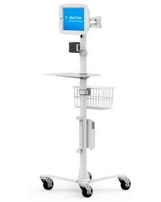 iPad Medical Rolling Cart - Rise Freedom Extended