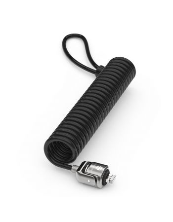 Universal Security Keyed Coiled Cable Lock