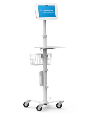 Galaxy Tab Medical Rolling Kiosk - Rise Freedom