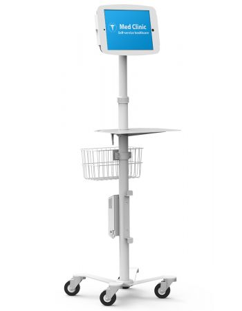 iPad Medical Rolling Kiosk - Rise Freedom