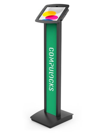 iPad Enclosure Brandable Floor Stand - Space BrandMe