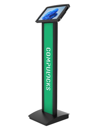 Surface Pro/Go Enclosure Brandable Floor Stand - Space BrandMe