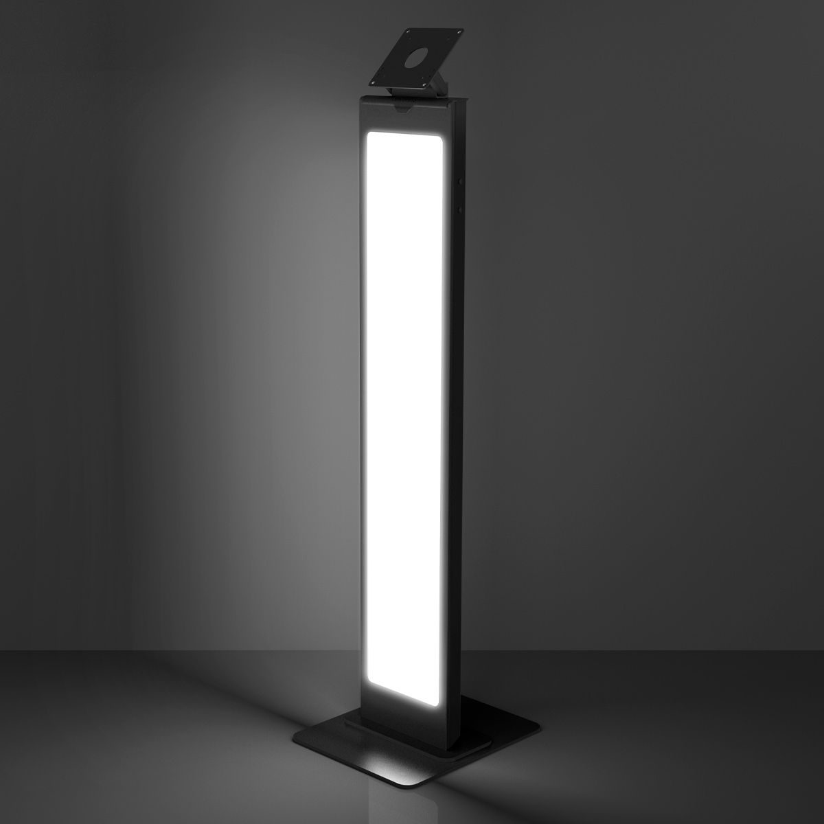 Brandable VESA Mount Security Floor Stand - Tiltable display Floor Stand