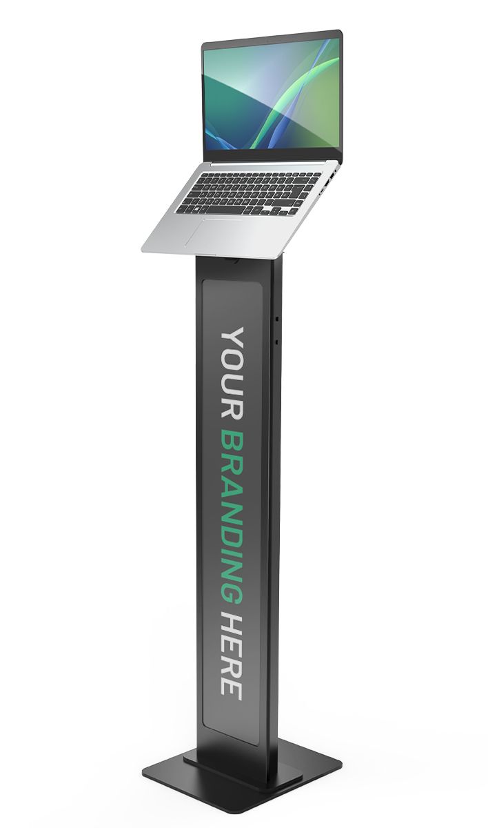 ザ・マッカラン ディスプレイスタンド Laptop Floor Stand with Brandable Panel - IT Mount