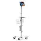 Universal Tablet Medical Rolling Kiosk - Rise Freedom Cling