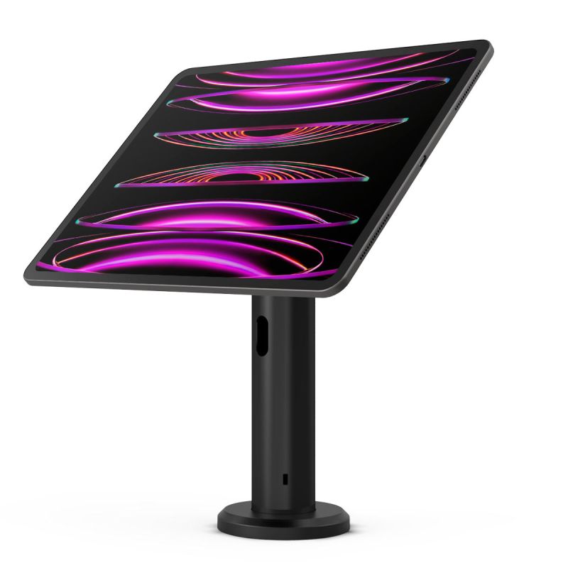 Counter Stand with Cable Management and Invisible Universal Tablet