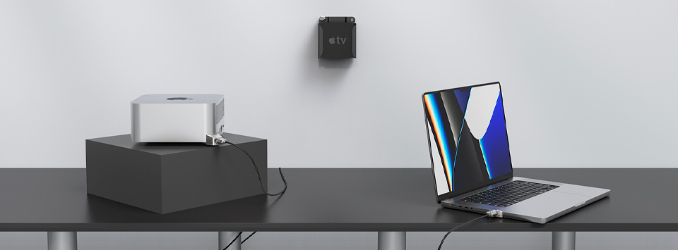 Apple TV and Mac mini Mounts, MacBook Locks and Mac Studio Solutions
