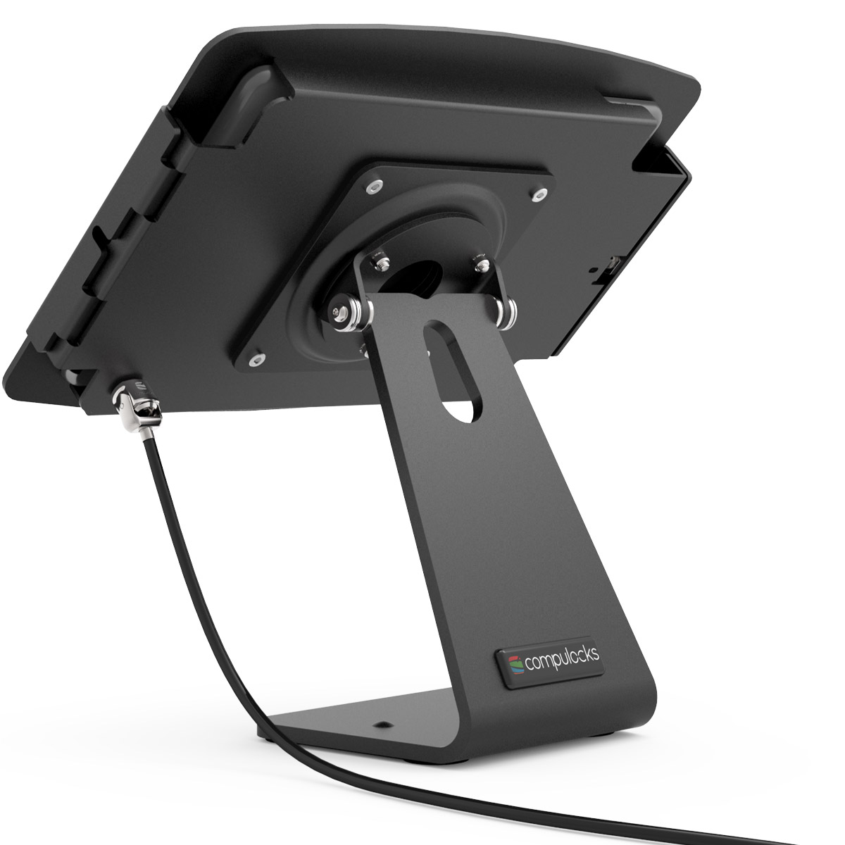 Free-standing secured by cable lock